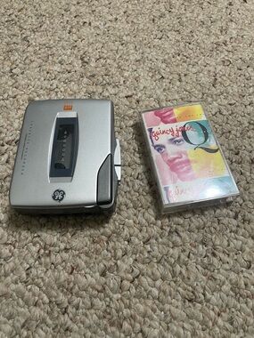 Silver Portable Cassette Player Recorder - Silver